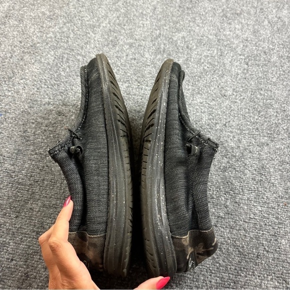 HEY DUDE Mens Wally Stretch Canvas Shoe Midnight Bunker Slip On size: 13 - Picture 6 of 9